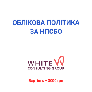 Облікова політика за НПСБО