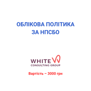 Облікова політика за НПСБО